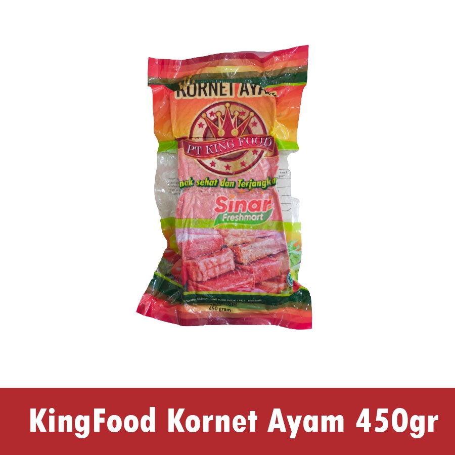 

[SINAR.FRESHMART] PT KINGFOOD KORNET DAGING AYAM [450gr]
