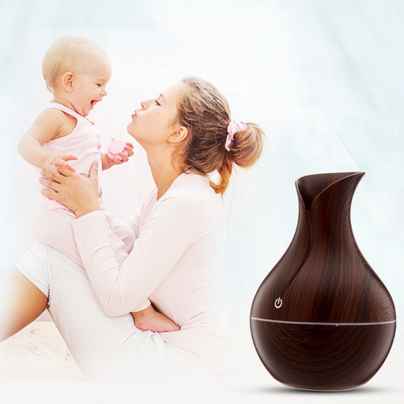 Aroma therapy air humidifier ultrasonic diffuser 130ml Free 12botol oil HUMI M137902