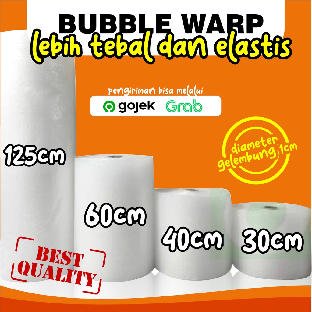 

HJK Bubble Wrap Potongan 60cm x 50 m