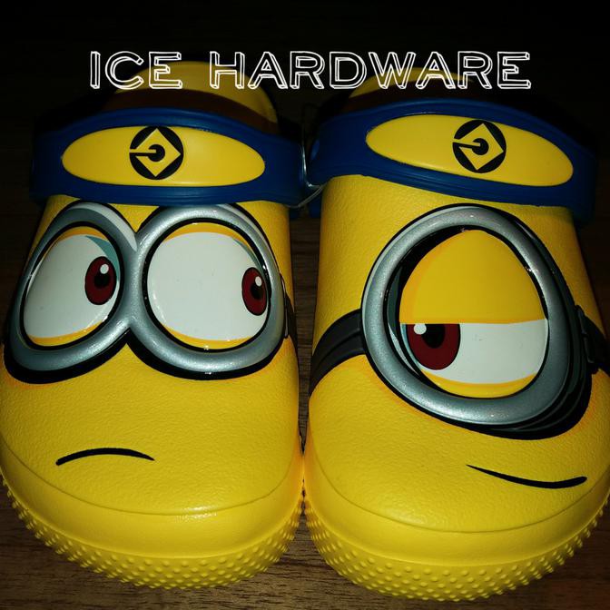 promo sendal sandal anak crocs minions kids branded murah original terbaru