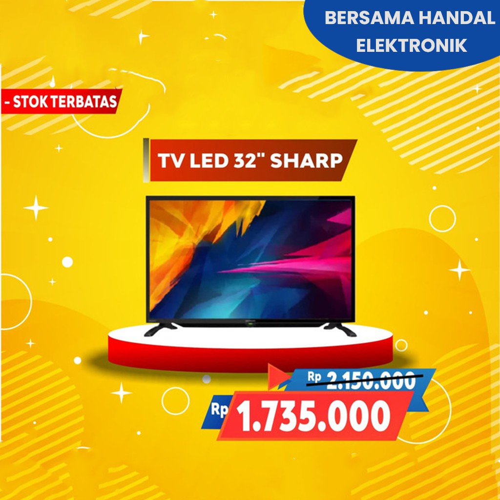 [ PROMO ] TV SHARP AQUOS LED TV 32 INCH 2T-C32BA21 New 2019