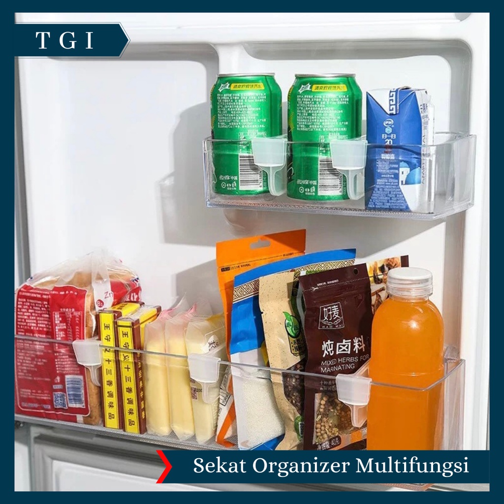 TGI - SEKAT PARTISI SERBAGUNA UNTUK KULKAS KOTAK OBAT KOSMETIK ORGANIZER | SEKAT ORGANIZER KULKAS | ORGANIZER SERBAGUNA | SEKAT ORGANIZER