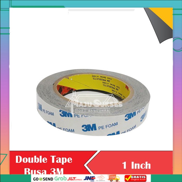 

Isolasi Solasi Double Tape 1" inch 3M PE Foam Murah Terbaru
