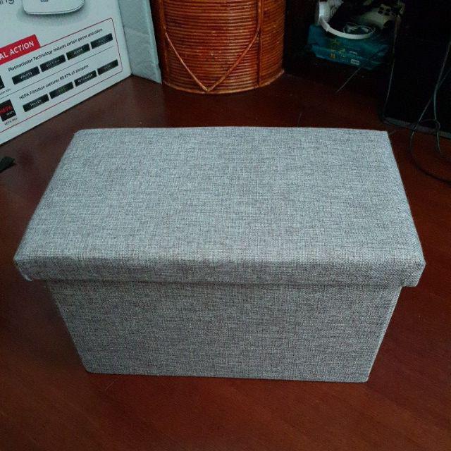 Je Storage Box Serbaguna S14 Polos Cotton / Katun Tebal Kotak Penyimpanan Barang