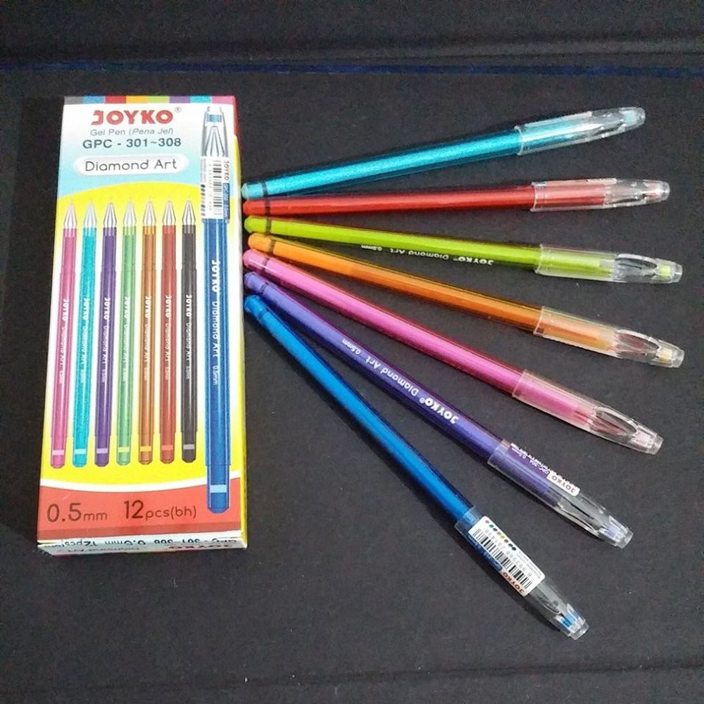 

Lihat Detail Pen gel joyko diamond art GPC 301 308 Berkualitas