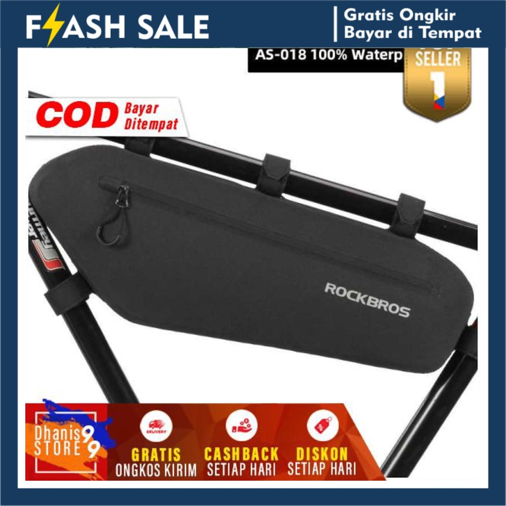 247 Rockbros Tas Sepeda Lipat Waterproof Bicycle Bag Murah Tas Sepedah MTB Gunung Anti Air COD