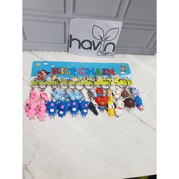 GANTUNGAN KUNCI BTS BT21/KEY CHAIN-B