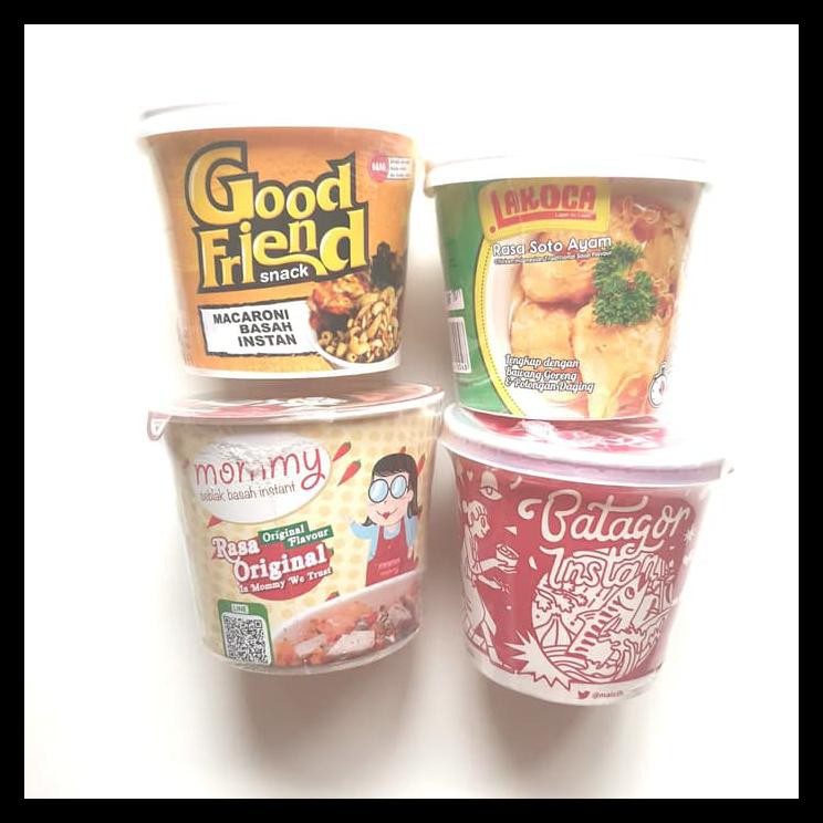 

Promo Paket Cemilan Cup Instan Praktis (Batagor, Cuanki, Seblak Basah) Makanan Instan Kaleng