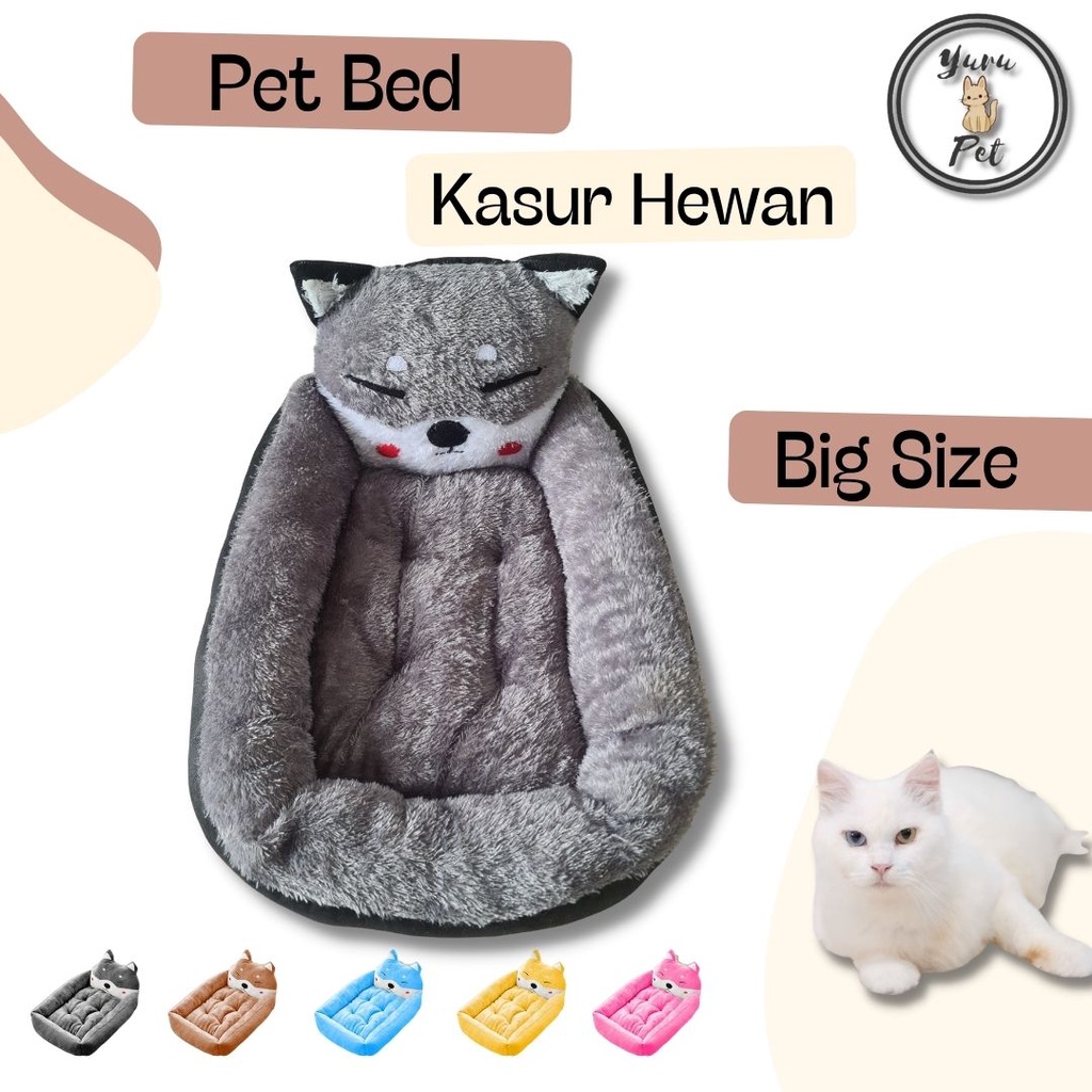 Tempat Tidur/Ranjang Tidur Kucing &amp; Anjing Model Terbaru Bentuk Karakter Wajah Pet