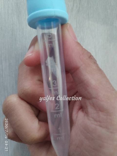 Pipet tetes minum obat syrup bayi anak ukuran 5 ml kids children pink biru sirup child