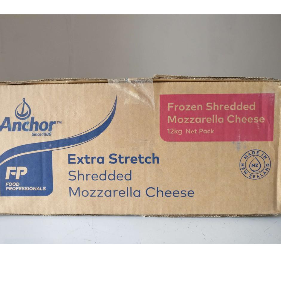 

HARGA PROMO Keju Mozarella / Mozzarella Cheese Anchor Shredded / Parut 500 GR