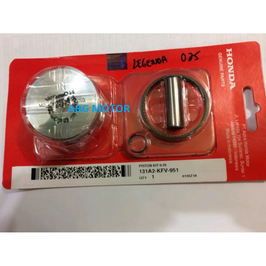 PISTON SEHER KIT ALL SIZE HONDA LEGENDA SUPRA FIT ORIGINAL