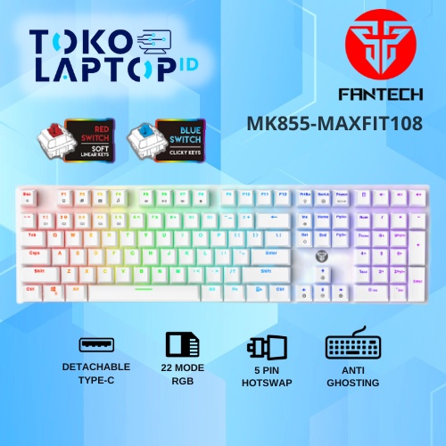 Fantech MK855 Maxfit108 RGB Mechanical Gaming Keyboard