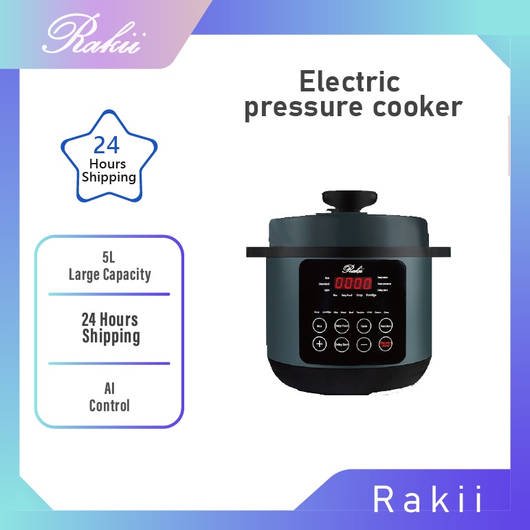 Presto Listrik Serbaguna Elektrik Pressure Cooker Electric Digital Multi Cooker Rice Cooker 5L Elect