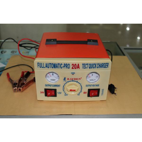 Charger Aki 20 Ampere OTOMATIS Merk RAYDEN