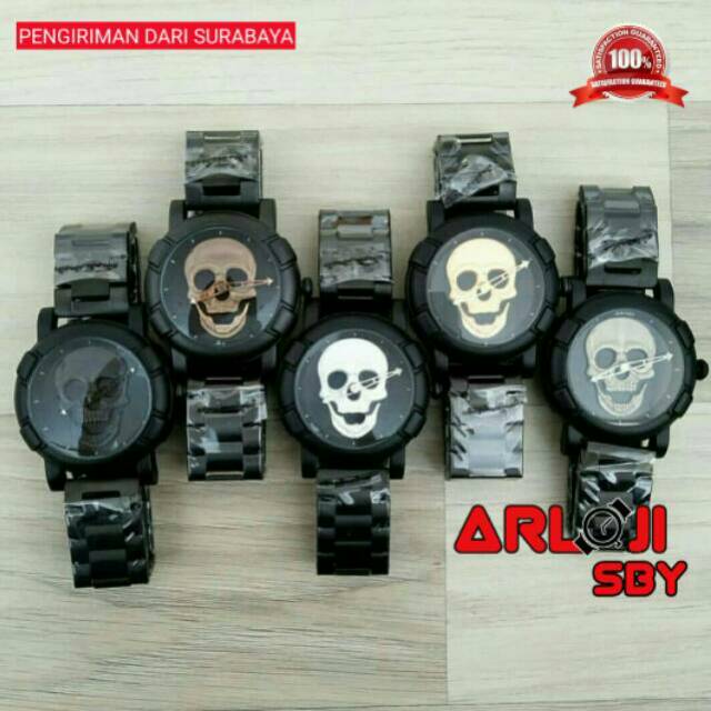 Jam tangan pria SKMEI 9178 skeleton original tahan air