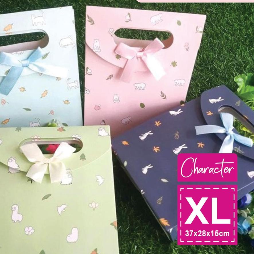

➯ Paper Bag Motif XL / Paper Bag Kado / Tas Ulang Tahun / Tas Kado / Tas Ultah - XL ❉