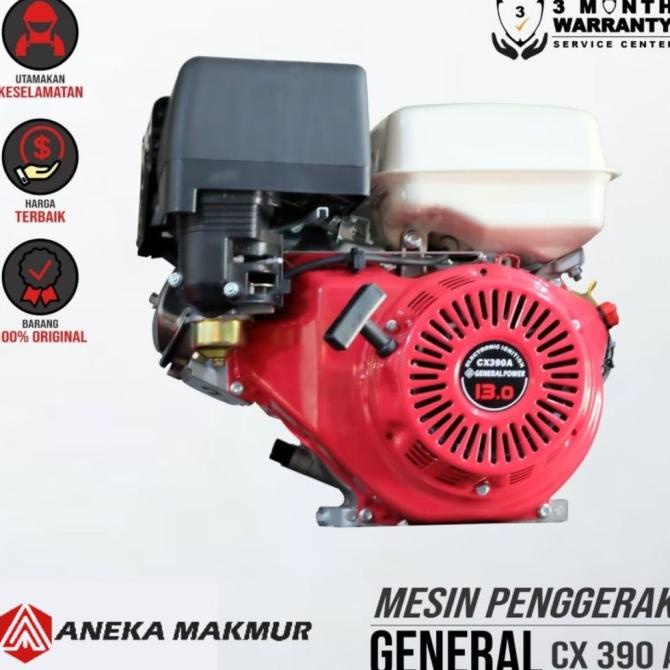 General Mesin Penggerak Serbaguna Bensin CX 390 13 HP Engine 13HP