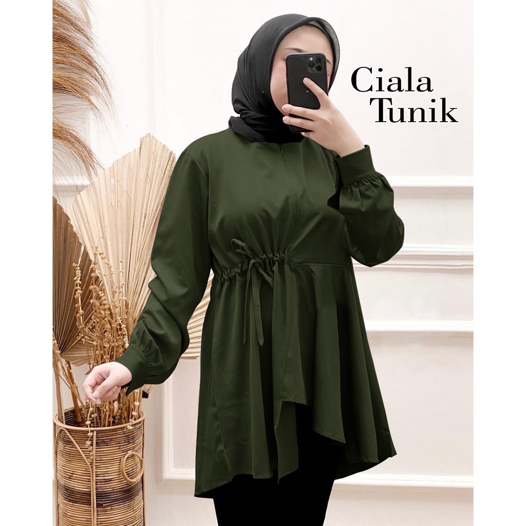 Tunik muslim terbaru / Ciala Tunik moscrepe premium VC