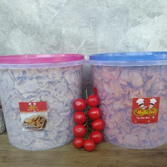 

Baso Goreng / Basreng Topless 5 L Moikafood Kriuk Pedas Enak Cemilan Murah berkualita