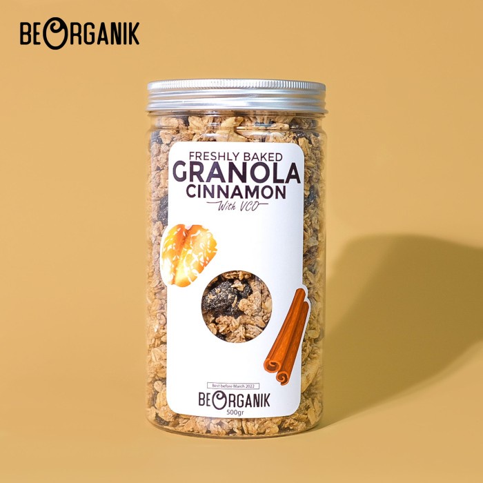 

Jual Beorganik Granola Cinnamon Roasted 500Gr