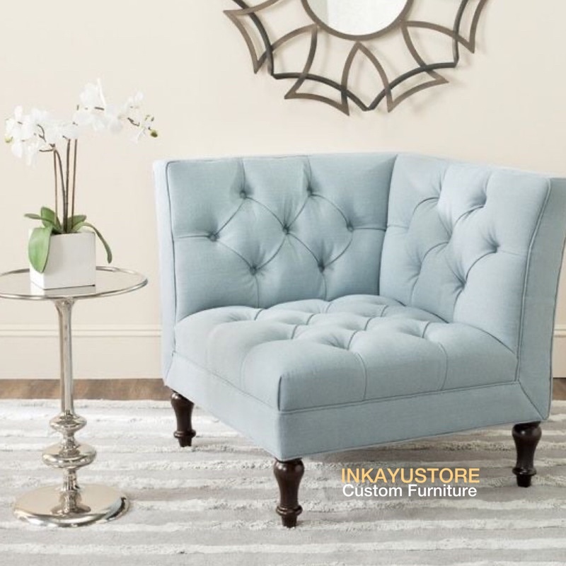 SOFA SINGLE SUDUT MINIMALIS ELEGANT | SOFA BACA SUDUT MINIMALIS | SOFA BACA SUDUT