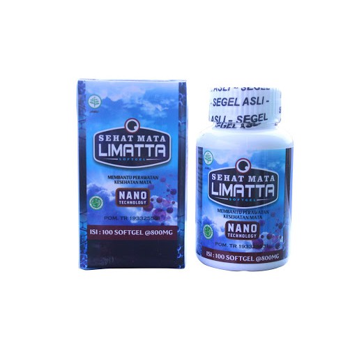 (BAYAR DI RUMAH ) SEHAT MATA LIMATTA SOFTGEL ORIGINAL 100% ASLI / KEMASAN BARU WALATRA SEHAT MATA