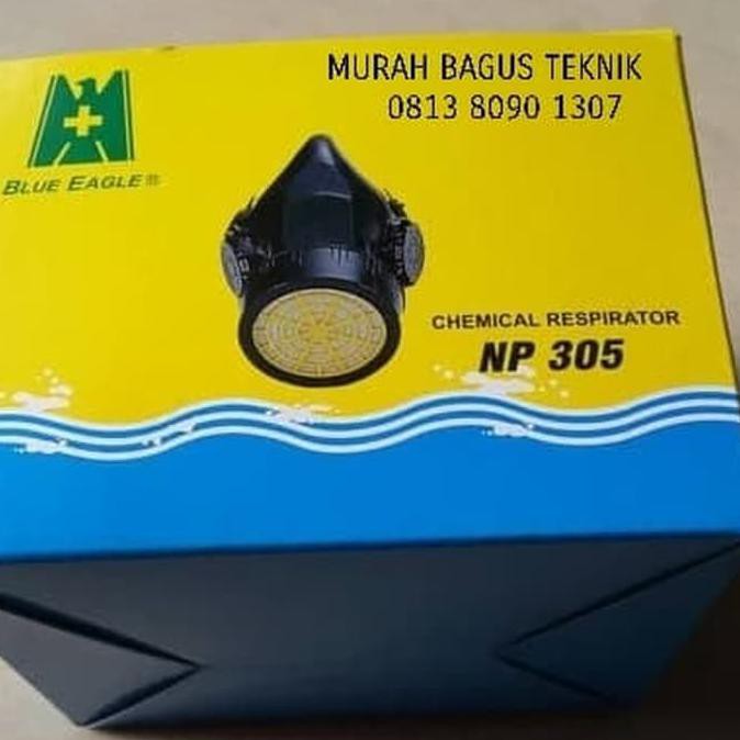 Promo CANTIK  MASKER OBAT SINGLE CHEMICAL MASK RESPIRATOR NP305
