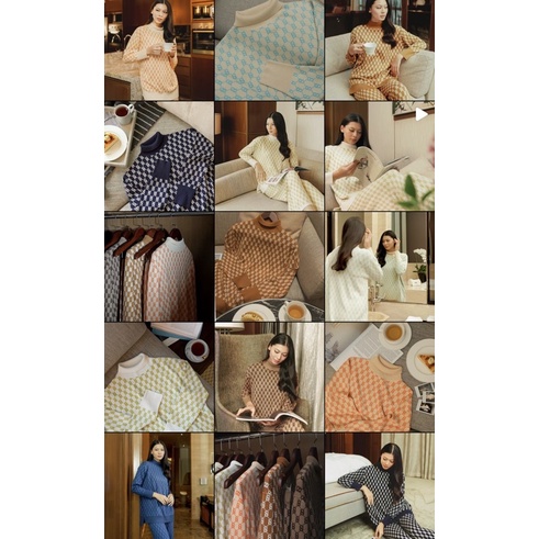 Signature Comfy Set Buttonscarves for Benang Jarum