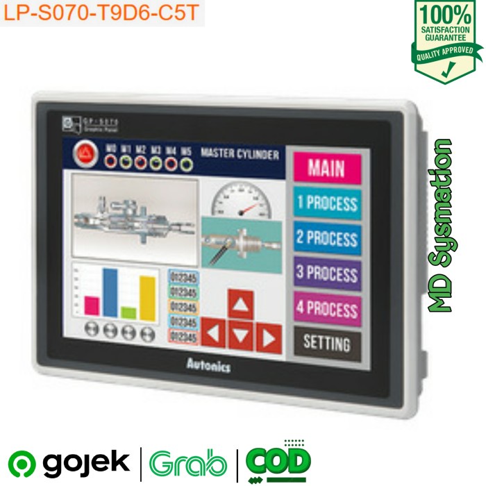 Autonics LP-S070-T9D6-C5T HMI dan PLC