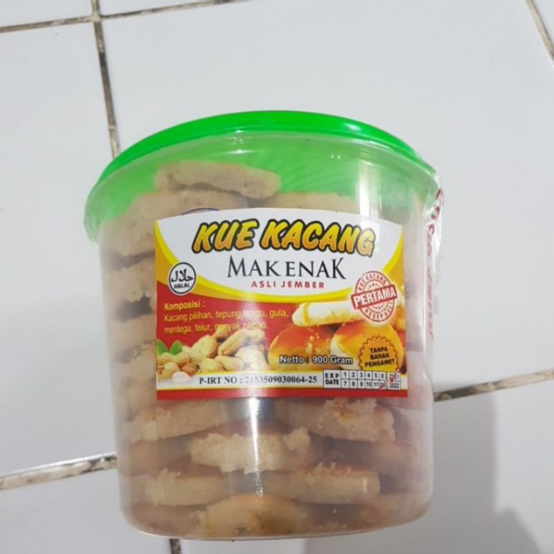 

Kue kacang mak enak asli jember 900gr