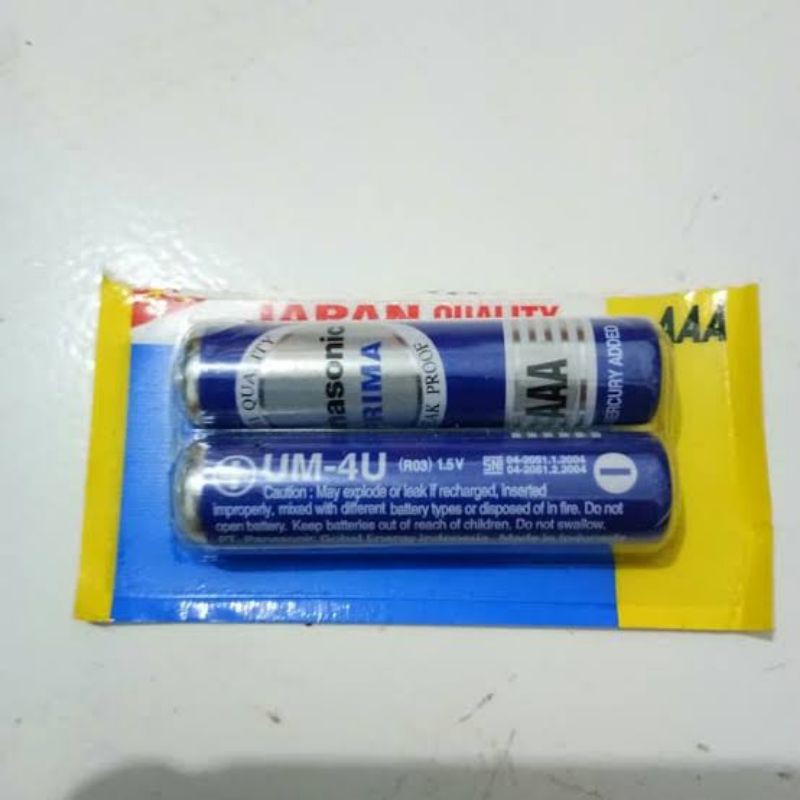 Battery - Panasonic - Baterai Panasonic Prima AAA (12 pieces) 1 Renceng Prima Japan Quality AAA(A3)