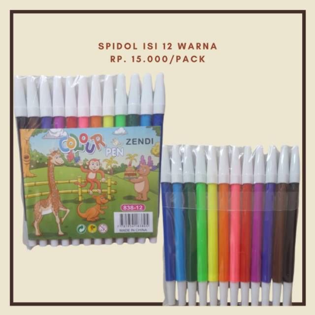 

Spidol warna anak
