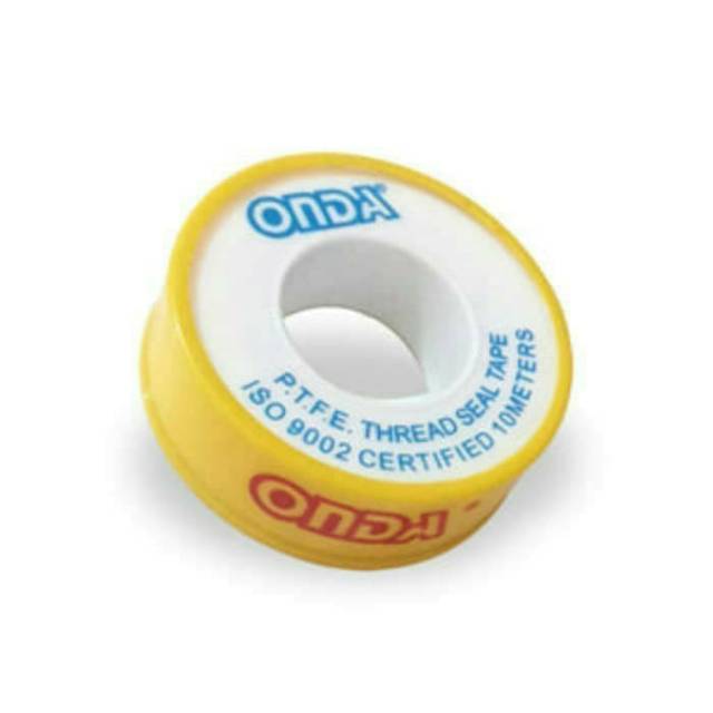 Seal Tape ONDA 10m Full | Sealtape | Isolasi Pipa | Solatip Keran Air | Material Mart