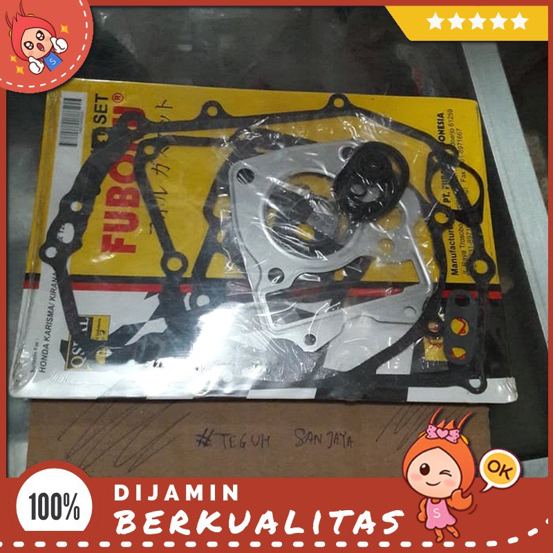 Gasket / Paking Full Set Honda Karisma Kirana Honda Supra X 125 Merk Fuboru Sparepart Motor Murah