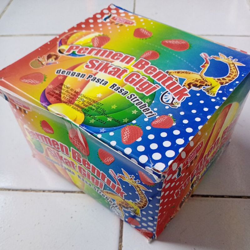 

PERMEN bentuk sikat gigi