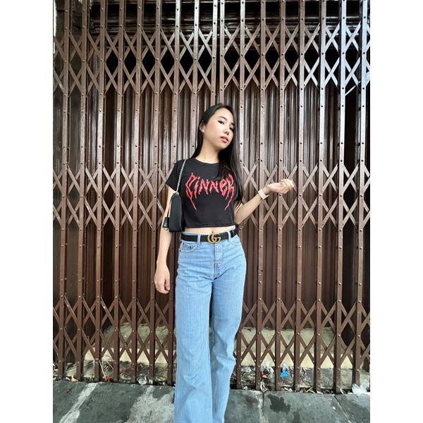 Crop Top Wanita Sinner Rib (LD 88, P 40)