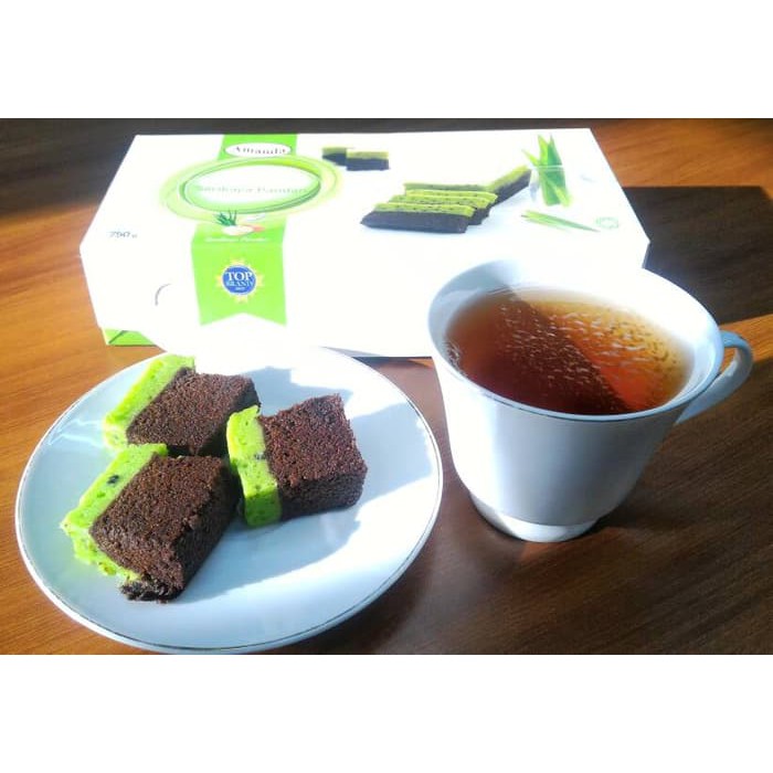 Brownies Kukus Amanda- Rasa Sarikaya Pandan promo