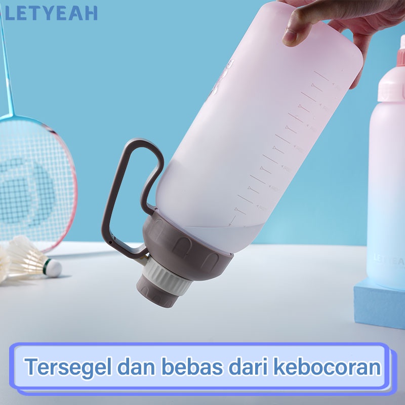 letyeah Botol minum 1.8 liter anti bocor portable