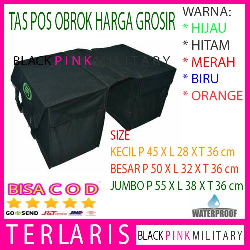 Tas Pos Obrok Jumbo Tas Kurir Motor Tas Keranjang Motor JUMBO