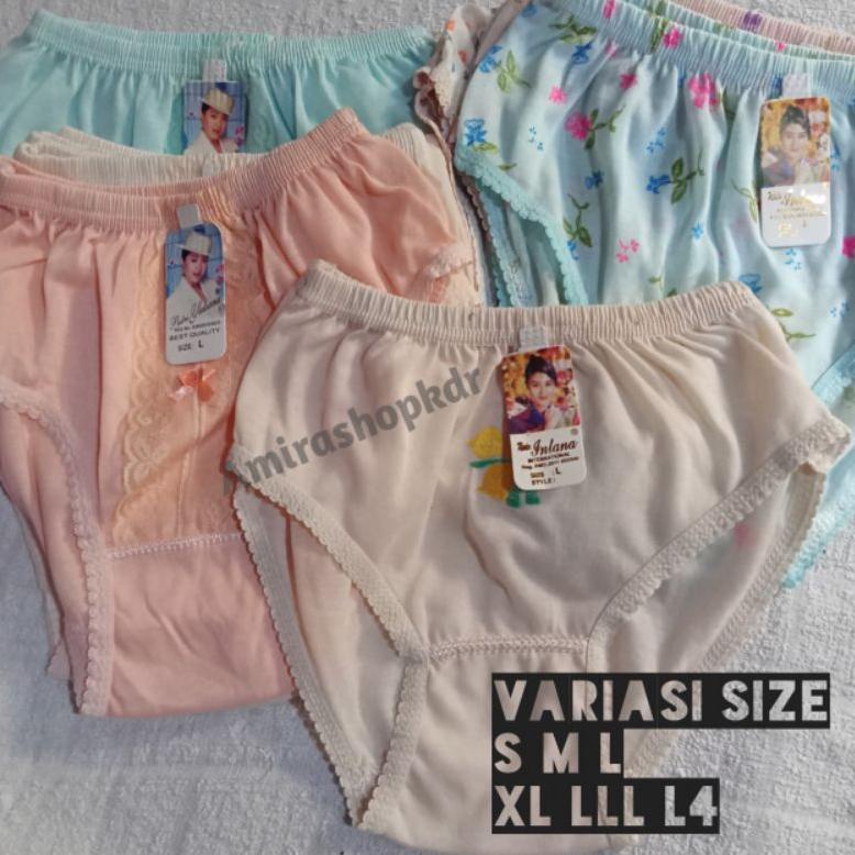 [KODE PRODUK 9LD5463] Grosir Celana Dalam Wanita Cewek Anak Dewasa Jumbo Kain Kaos Lusinan Kediri
