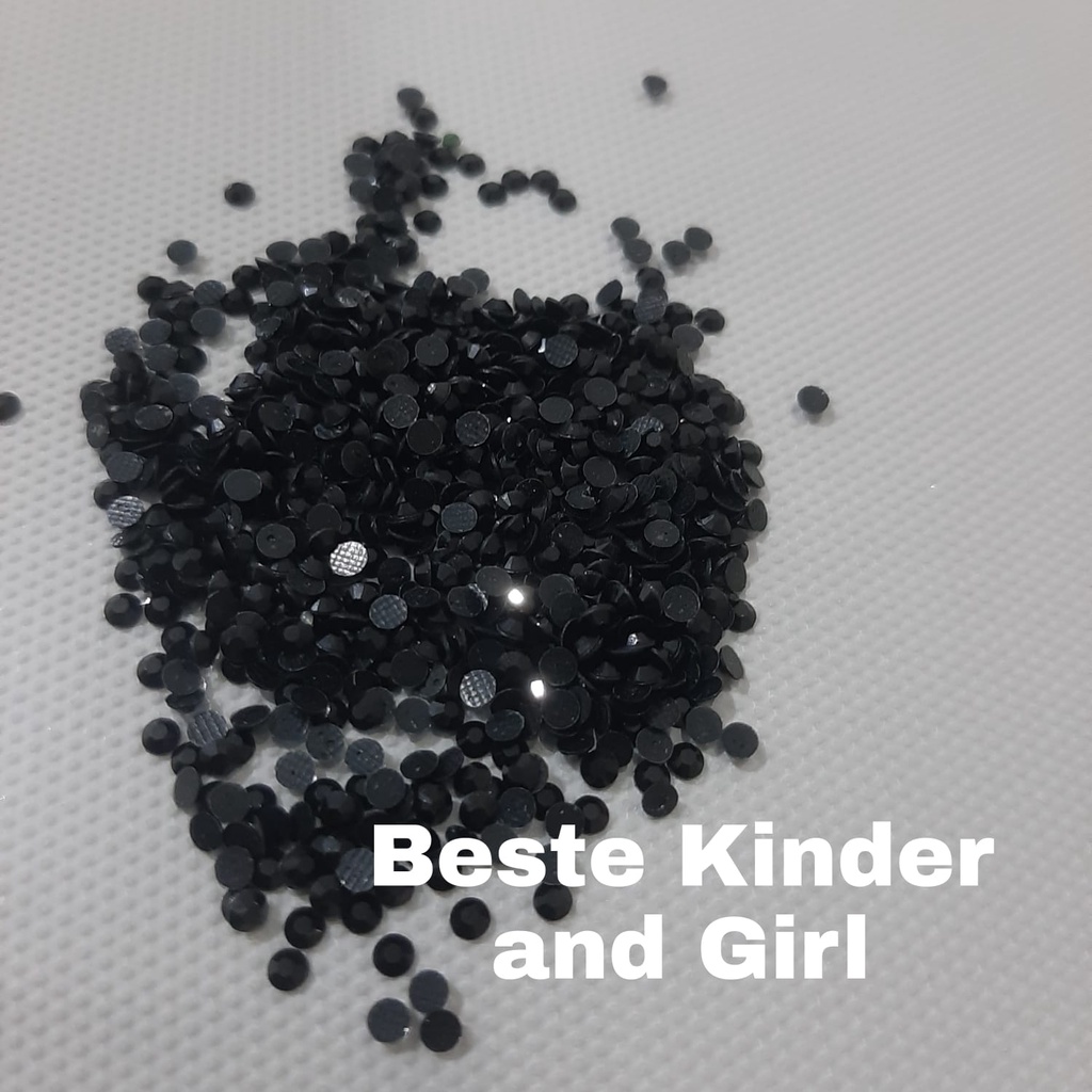 MLKU HOTFIX HOT FIX PAYET SILVER HITAM SUPER PREMIUM MOTE KRISTAL RHINESTONE DIAMOND SWAROSKI TEMPEL