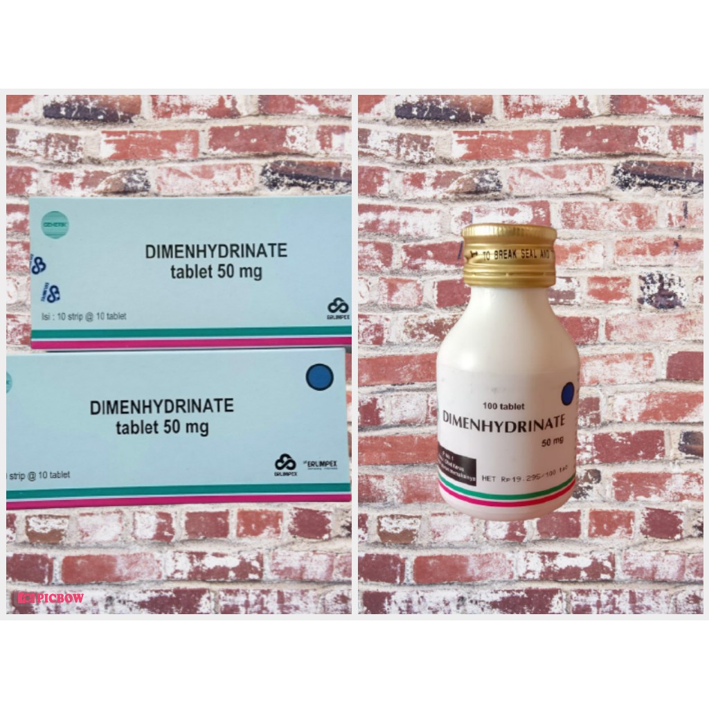 Dimenhydrinate 50 mg tablet