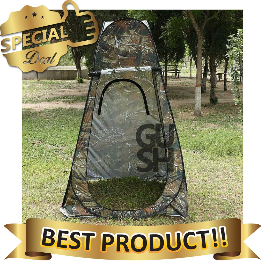 Tenda Toilet Outdoor Camping Lipat Portable Automatic Open - Tenda Toilet Piknik Camping Portable