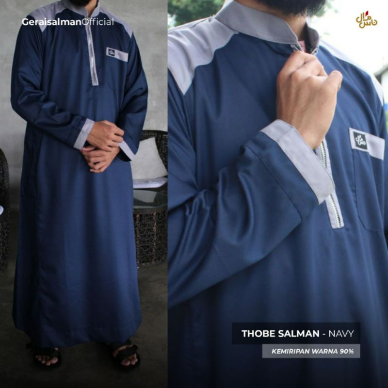 Jubah Gamis Pria Thobe Salman