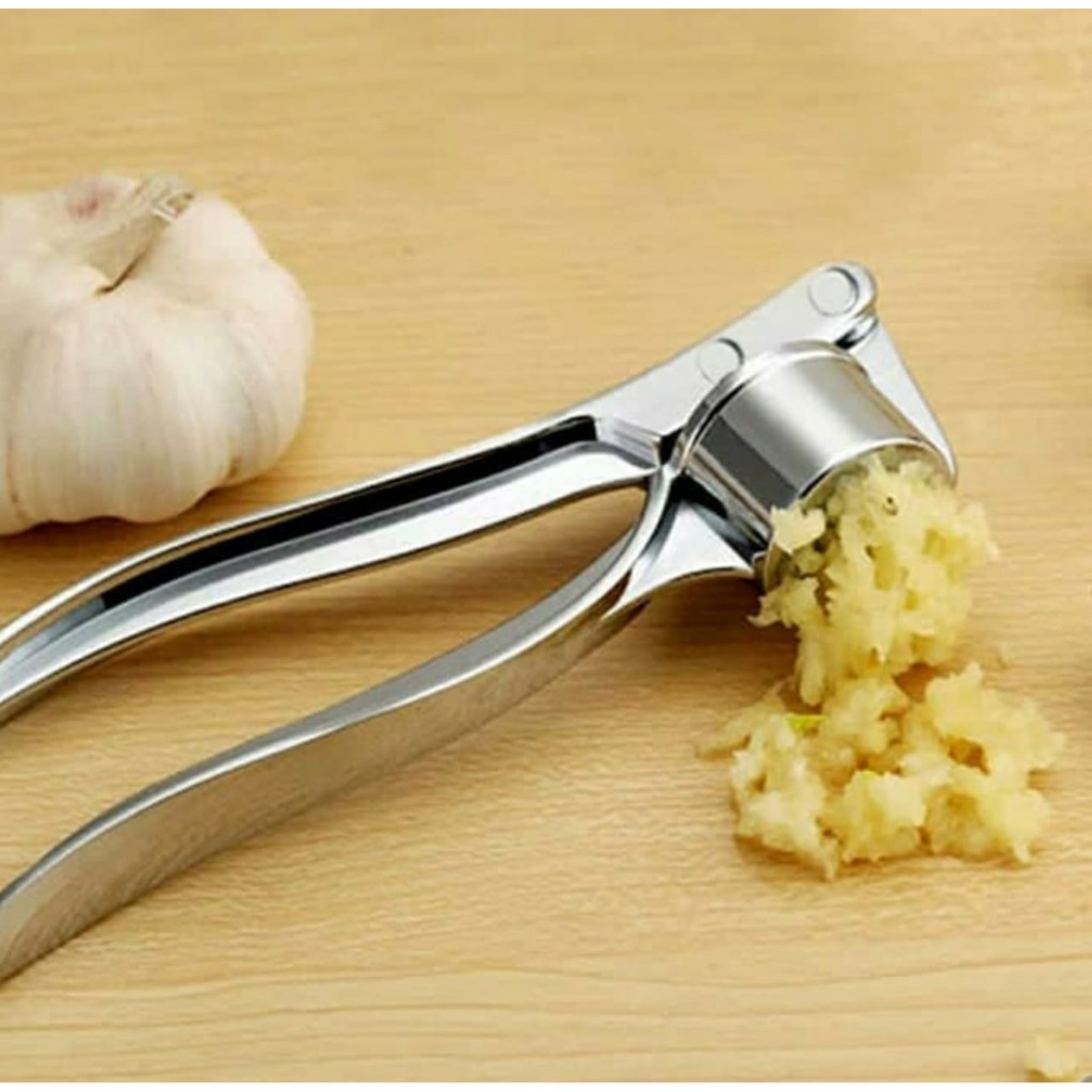 ALAT PENGHANCUR PENCINCANG BAWANG PUTIH STAINLESS STEEL GARLIC PRESS