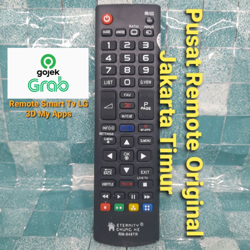 REMOTE REMOT TV LED LCD LG 3D NS MIRIP ORIGINAL