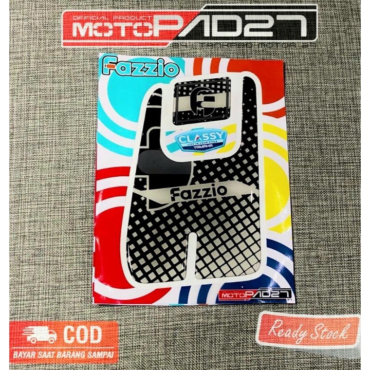 Motopad27 Stiker Laci Yamaha FAZZIO bahan resin Premium