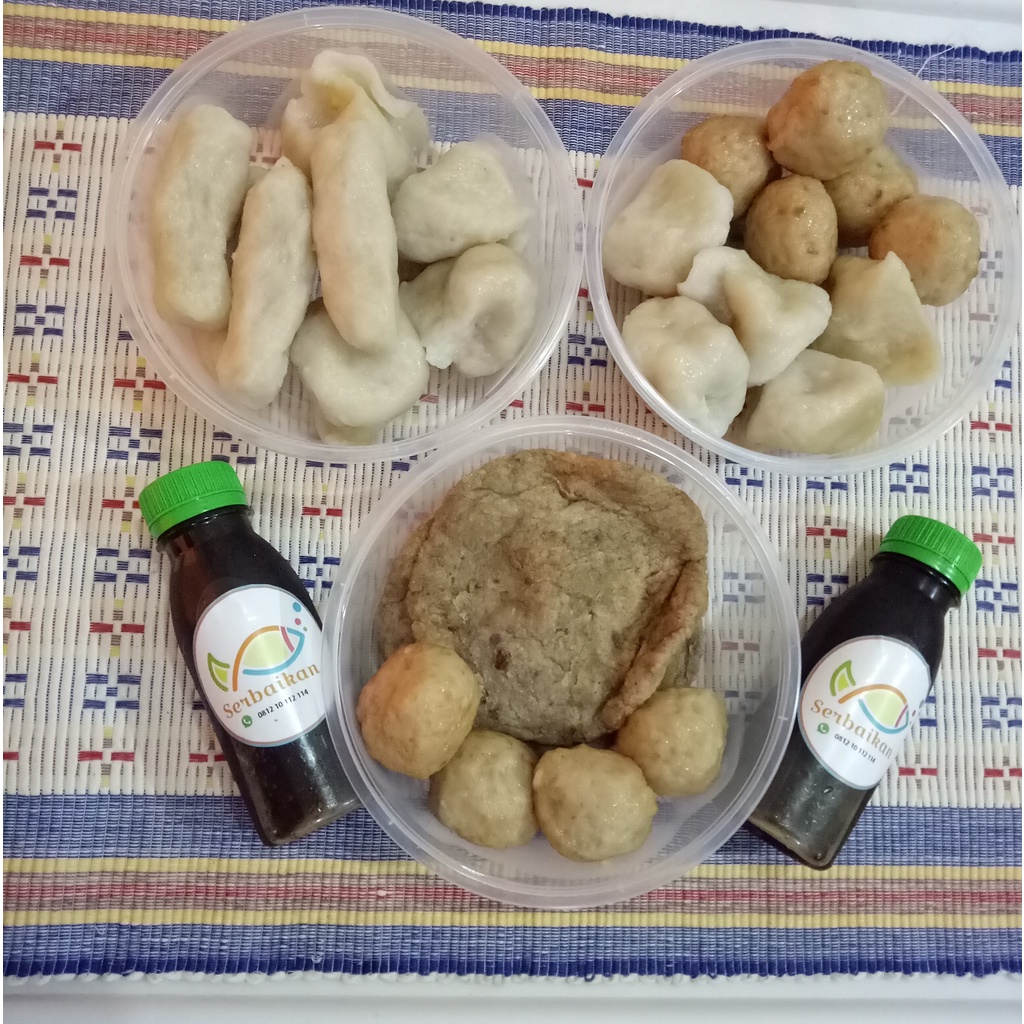 

Pempek Asli Palembang BY SERBAIKAN - Paket Medium Mixed isi 15pcs