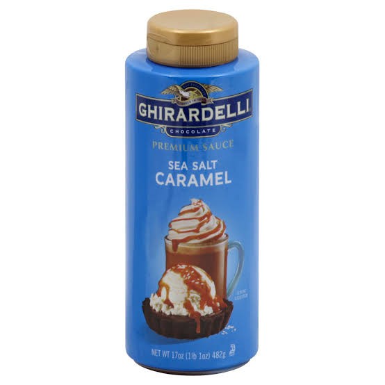 Ghirardelli Chocolate Premium Sauce Sea Salt Caramel 482 gr